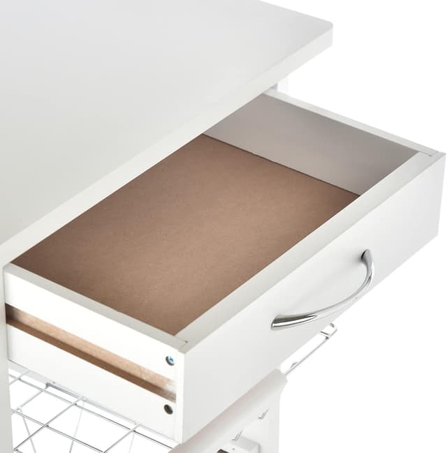 Thumbnail 5 de HOMCOM Desserte Cuisine blanc 47x37x83 cm