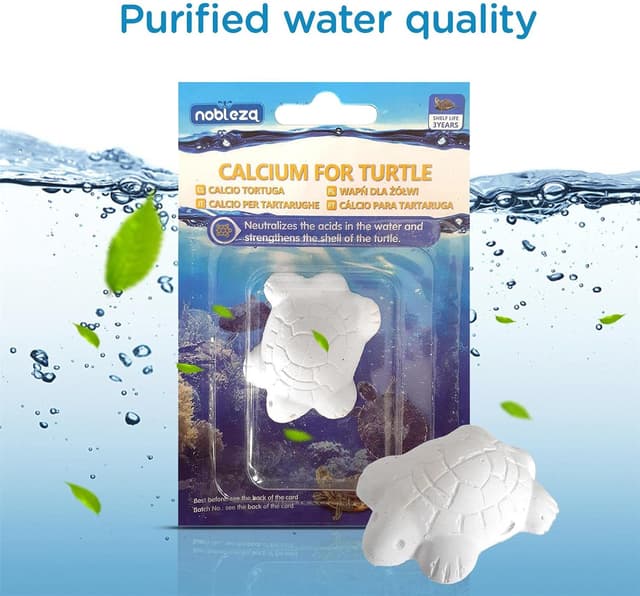 Detalle 1 de Nobleza Calcium pour tortues aquatiques – pack de base naturel (12 compléments)