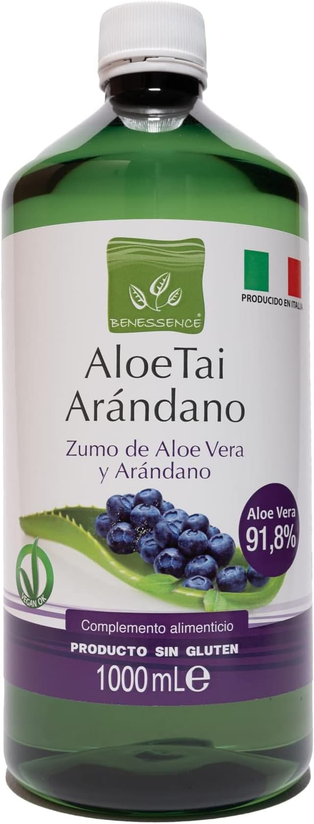 Imagen de Benessence Jugo de Aloe Vera y Arándano 1L 🍹 en OfertitasTOP