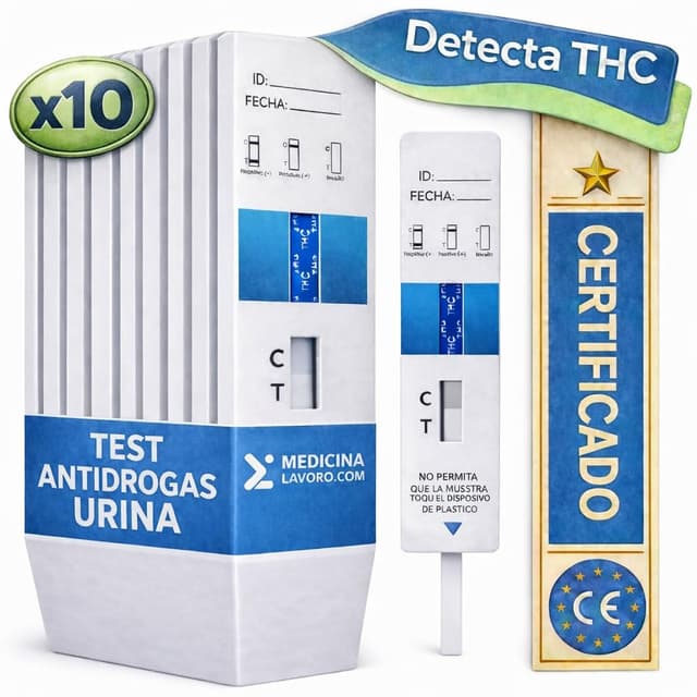 Imagen de Test Drogas THC en Orina 10 unidades 50 ng/mL en OfertitasTOP