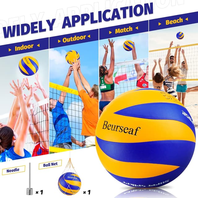 Detalle 2 de Soft Touch Volleyball Größe 5 für Indoor & Outdoor