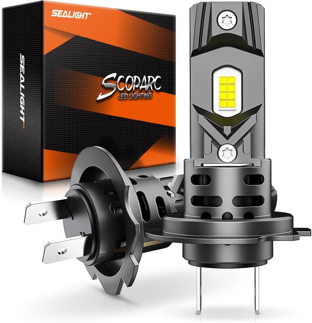Detalle de SEALIGHT H7 LED Bulbs (2024 Version) for ATVs & Powersports — 60,000LM Pack of 2