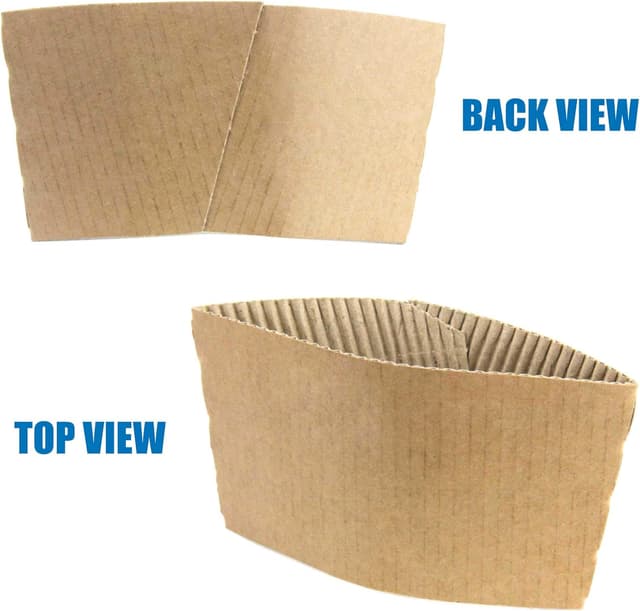 Thumbnail 4 de FMP Brands Kraft Coffee Cup Sleeves 1000 Pack