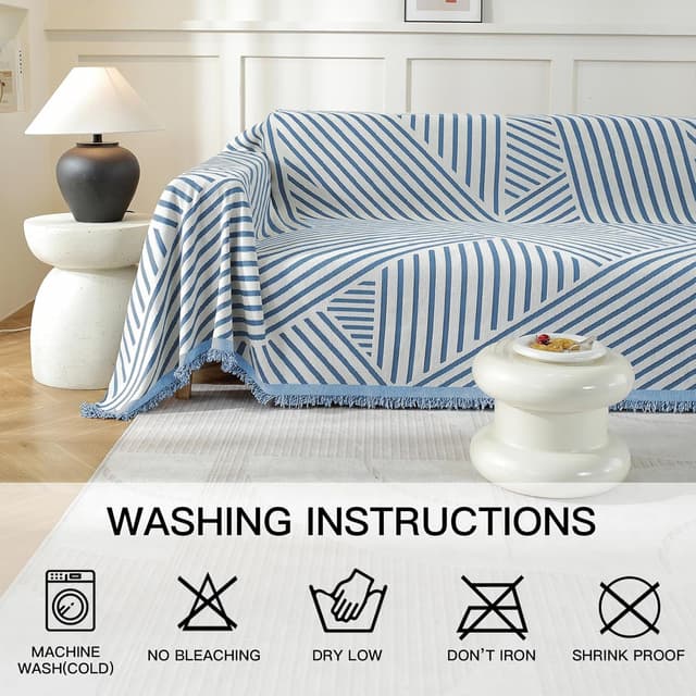 Thumbnail 5 de YSTELLAA Funda Sofa 1 Plaza 180×230 Azul-Line