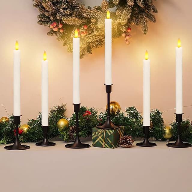 Detalle 1 de AiiBowy Bougies LED sans flamme 6 pièces