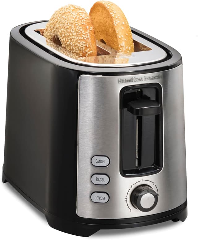 Detalle de Hamilton Beach 2-Slice Extra Wide Toaster with 7 Levels ๐