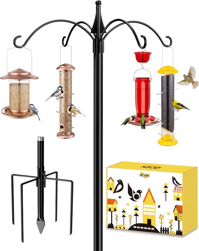 Detalle de Bird feeding station stand 87 inch