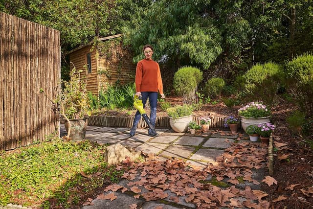 Detalle de Ryobi OBL1820S cordless blower 245 km/h