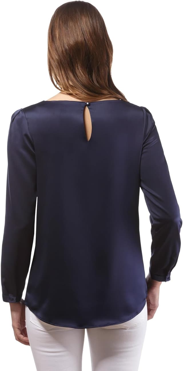 Detalle 2 de Chemisier léger cintré col rond