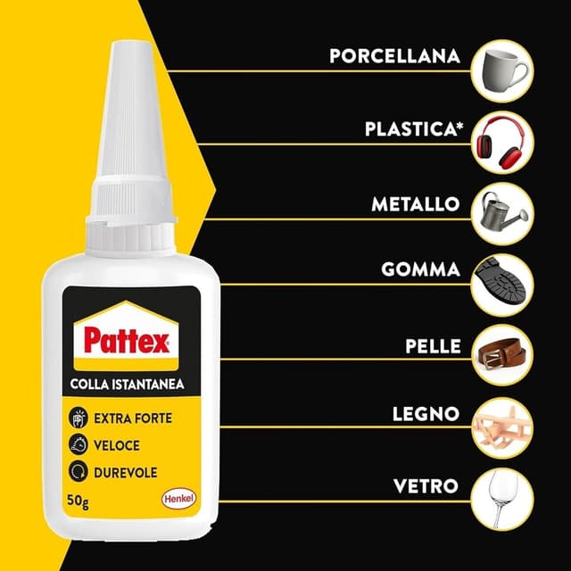 Thumbnail 4 de Pattex Extra Strong Instant Glue 50 g colla istantanea