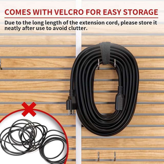 Thumbnail 4 de 16/3 100ft Outdoor Extension Cord 🔌