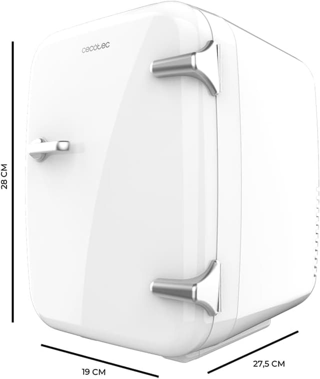 Detalle de Cecotec Bolero MiniCooling mini-réfrigérateur 4 L 12V/220V Habana White, refroidissement & chauffage