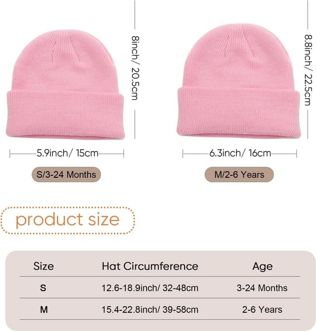 Thumbnail 6 de DRESHOW Toddler Beanie for 3-6 Years