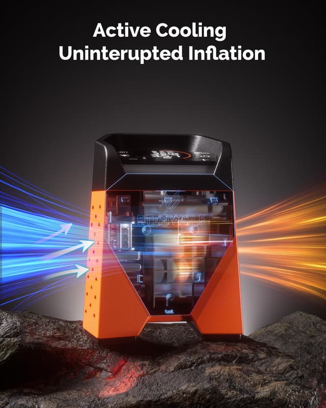 Detalle 2 de ETENWOLF Zephyr S3 160 PSI tyre inflator