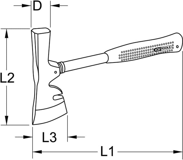 Thumbnail 4 de KS TOOLS Hache de plĂątrier 600g đȘ
