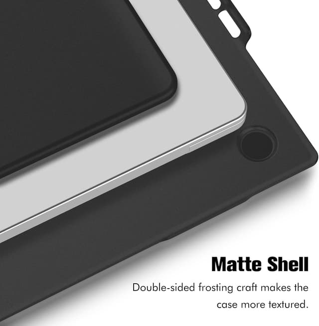 Detalle de Fintie Schutzhülle für MacBook Pro 14 Zoll (M5–M1 Pro/Max, 2026–2021) – Schwarz matt