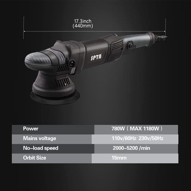 Thumbnail 3 de SPTA 5-Inch Dual Action Car Polisher 125mm