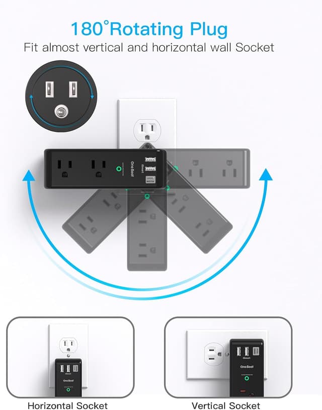 Thumbnail 3 de Surge Protector Outlet Extender PD 30W 1800J