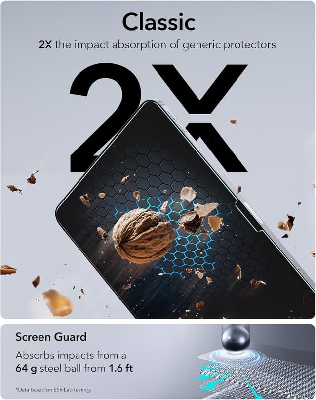 Thumbnail 5 de ESR Schutzfolie für iPad Pro 13" M5/M4 — 2er-Pack