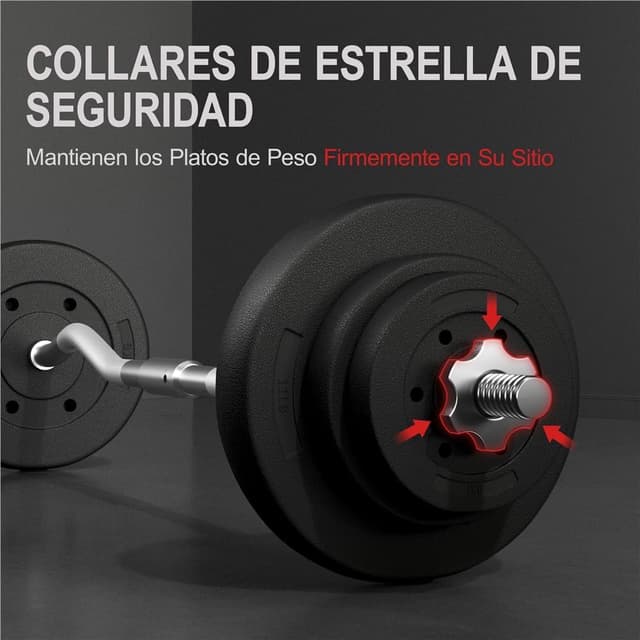 Thumbnail 4 de Yaheetech Mancuernas 30/25/20 kg