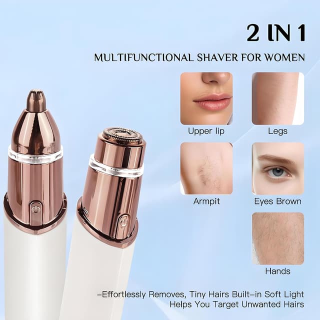 Thumbnail 4 de EDIMENS 2-in-1 Facial Hair Remover for Face & Brows peach fuzz trimming 🍑