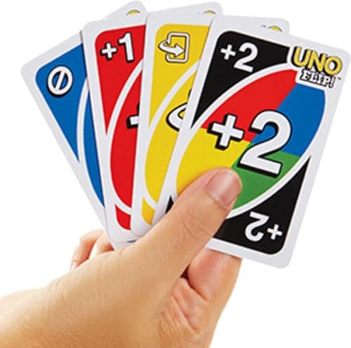 Detalle 2 de Mattel Games UNO Flip! (GDG37), juego de cartas en lata con cartas a doble cara para +7 años