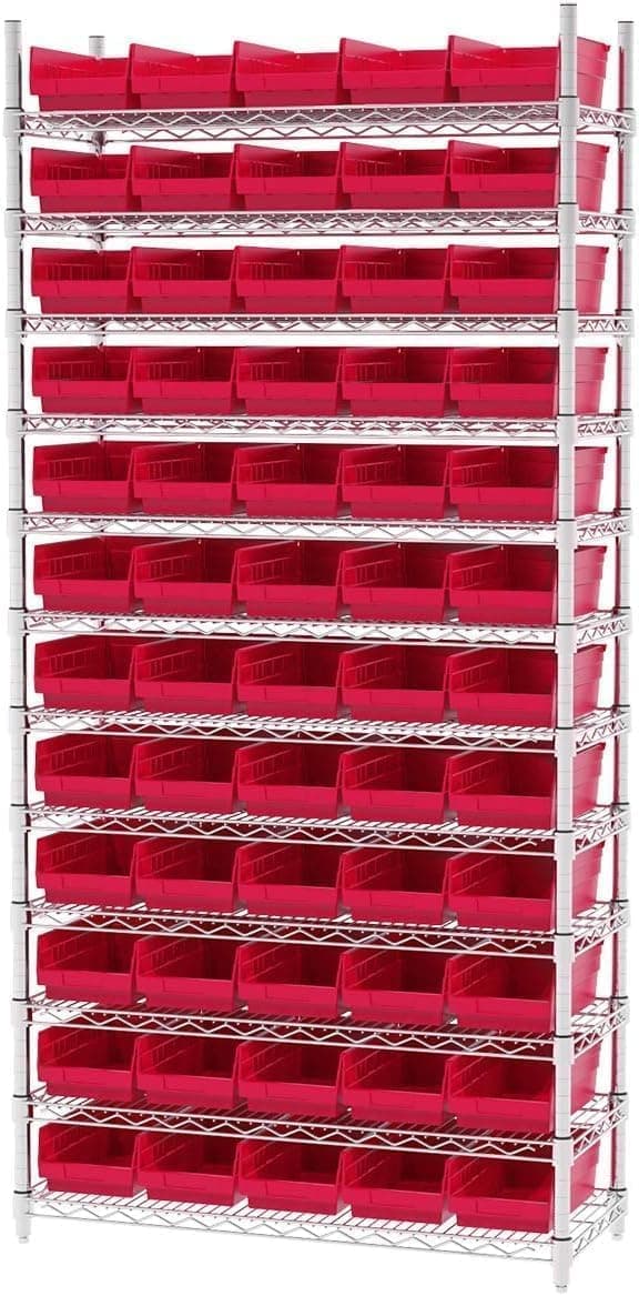 Detalle 2 de Akro-Mils 30130 shelf storage bins, 12-pack