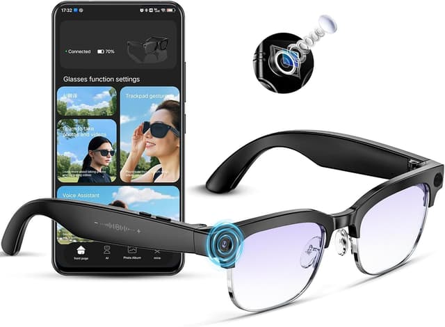 Imagen de Lunettes intelligentes AI — Caméra 8MP IP66 en OfertitasTOP