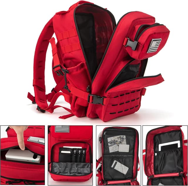 Thumbnail 4 de QT&QY Zaini militari 25L Molle Daypack