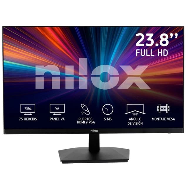 Detalle de Nilox NXM24FHD11 monitor 23,8" 75 Hz