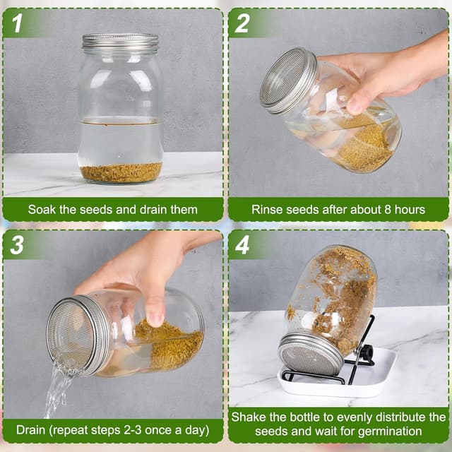 Thumbnail 6 de Jokisa Sprossenglas 3er Set 1000 ml