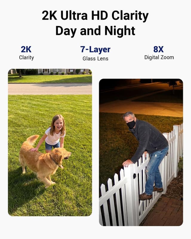 Thumbnail 5 de ANSQUE GU01 4-Camera Security Camera Kit