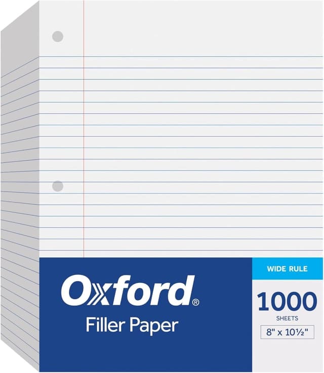 Thumbnail 6 de Oxford 62330 500-sheet Wide Ruled Paper