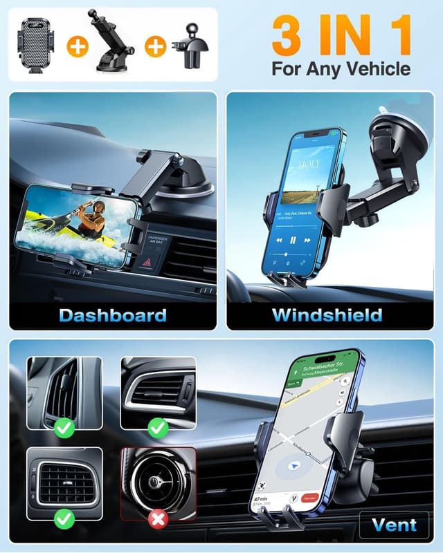 Thumbnail 5 de VANMASS 2026 Car phone holder for iPhone 17 Pro Max