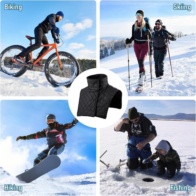 Thumbnail 5 de FINEVERNEK Scaldacollo moto impermeabile antivento per petto e spalle 🧣