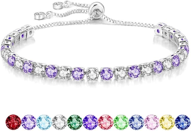 Detalle de Mieoyue S925 Silver Bracelet Adjustable 16–20 cm