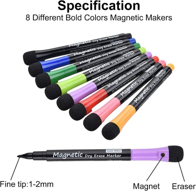 Detalle 2 de Willingood Whiteboard Marker 8 Farben