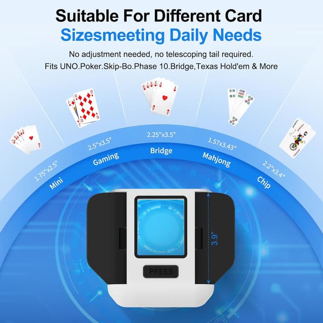 Detalle de Svertmer Automatic Card Shuffler 2000mAh