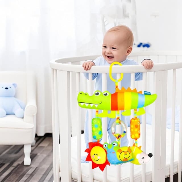 Thumbnail 5 de DXIA Babymobile Krokodil Wagenkette für Kinderwagen