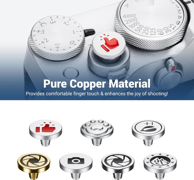 Detalle 2 de JJC Camera Shutter Release Button for Fujifilm, Sony RX1/RX10, Leica Q3 and more