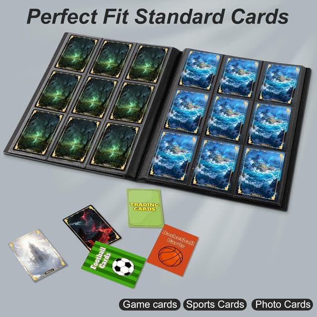 Thumbnail 4 de Mlikero 9 Pocket Trading Card Binder 360 pockets