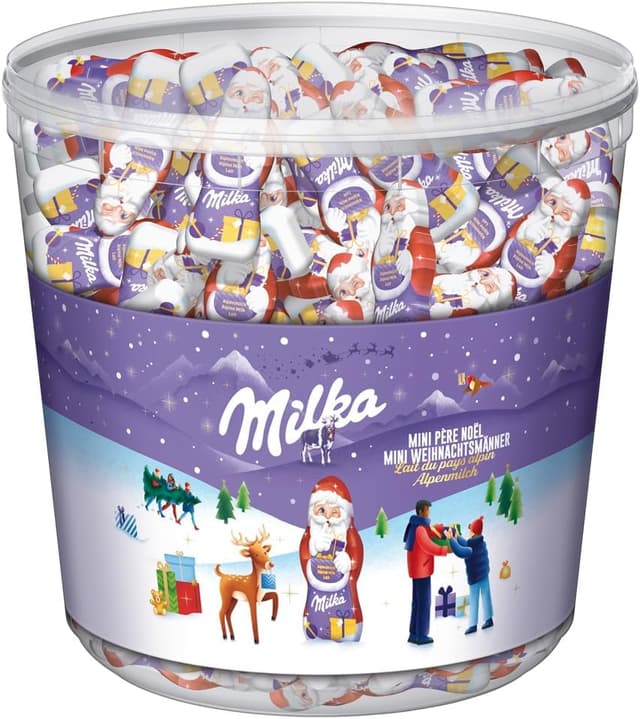 Imagen de MONDELEZ Milka Tubo Mini Père Noël 1,54 kg en OfertitasTOP