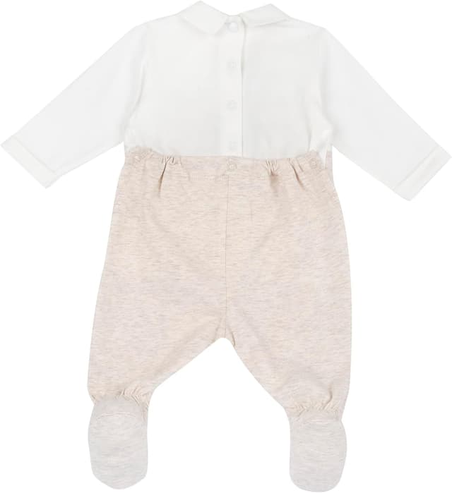 Detalle 2 de Chicco Grenouillère bébé en coton doux avec ouverture à l’entrejambe (fille et garçon)