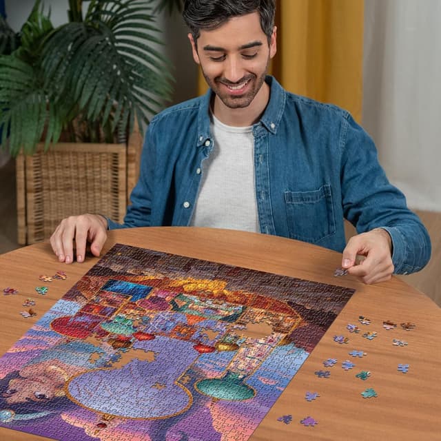Detalle de Ravensburger Disney Aladdin Castles Jamine 1000 Piece Jigsaw Puzzle (Soft-Click)