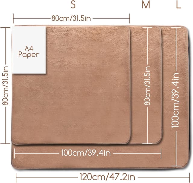 Thumbnail 3 de Nobleza Coperta in pile 100x80 cm 🐾