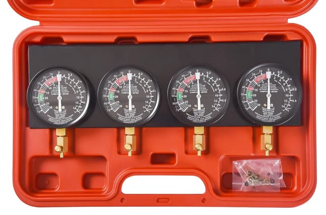 Detalle 2 de DHA Motorcycle Fuel Vacuum Carburetor Synchroniser Gauge Tool Kit for 4-Cylinder Set-ups
