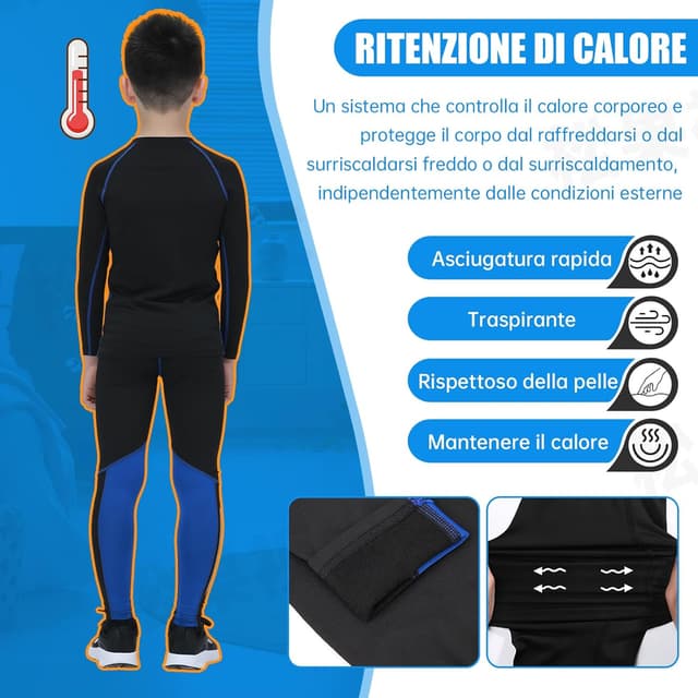 Thumbnail 2 de Fengzio Bambini Intimo Termico Set 2 pezzi