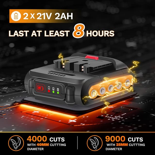 Thumbnail 4 de SOOJOOK 8605 40 mm tijera de podar eléctrica