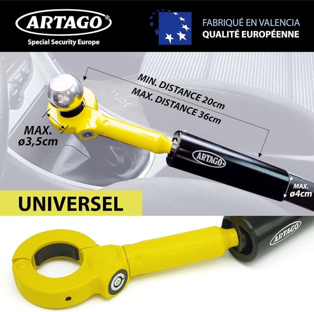 Thumbnail 5 de Artago 862 canne antivol frein à main