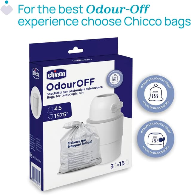 Thumbnail 7 de Chicco Contenedor Pañales con Control de Olores